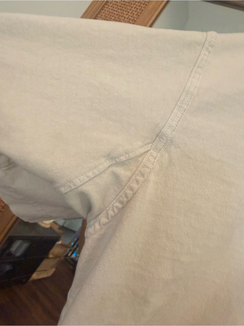 Joah Brown Boxy Cropped Tee Soft White - Picture 8 of 13